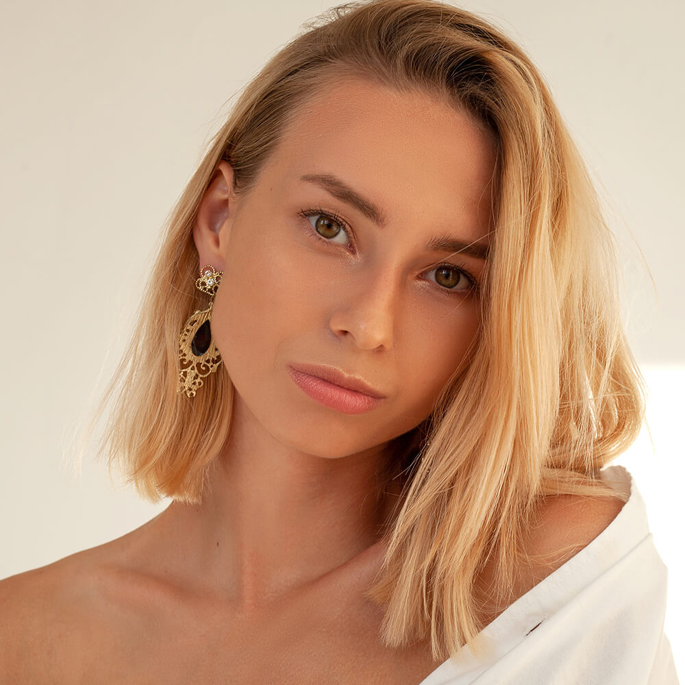 Beautiful blond woman